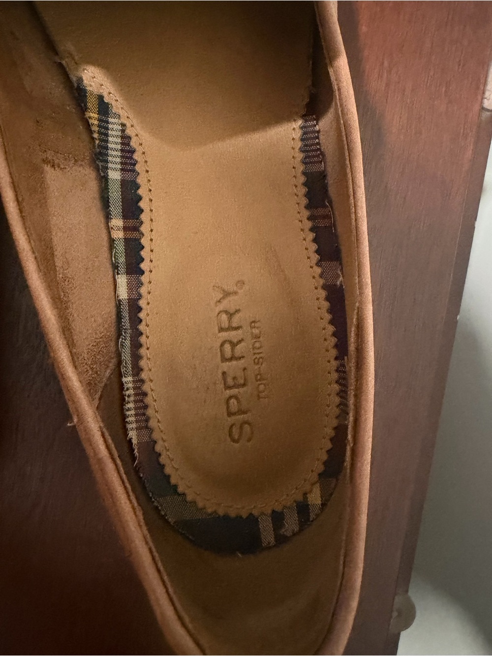 Sperry Woman’s Brown Leather Slip-On Loafers - Picture 5 of 7